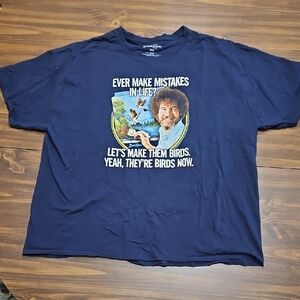 Navy Blue Graphic Tee